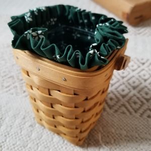 Longaberger Little Woven Vintage Basket 1998